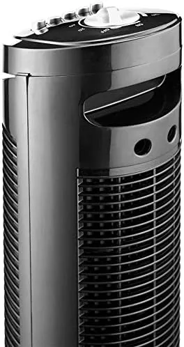 Black Decker 3 Speed Tower Fan with Timer and Oscillation, 50W Black, TF50-B5