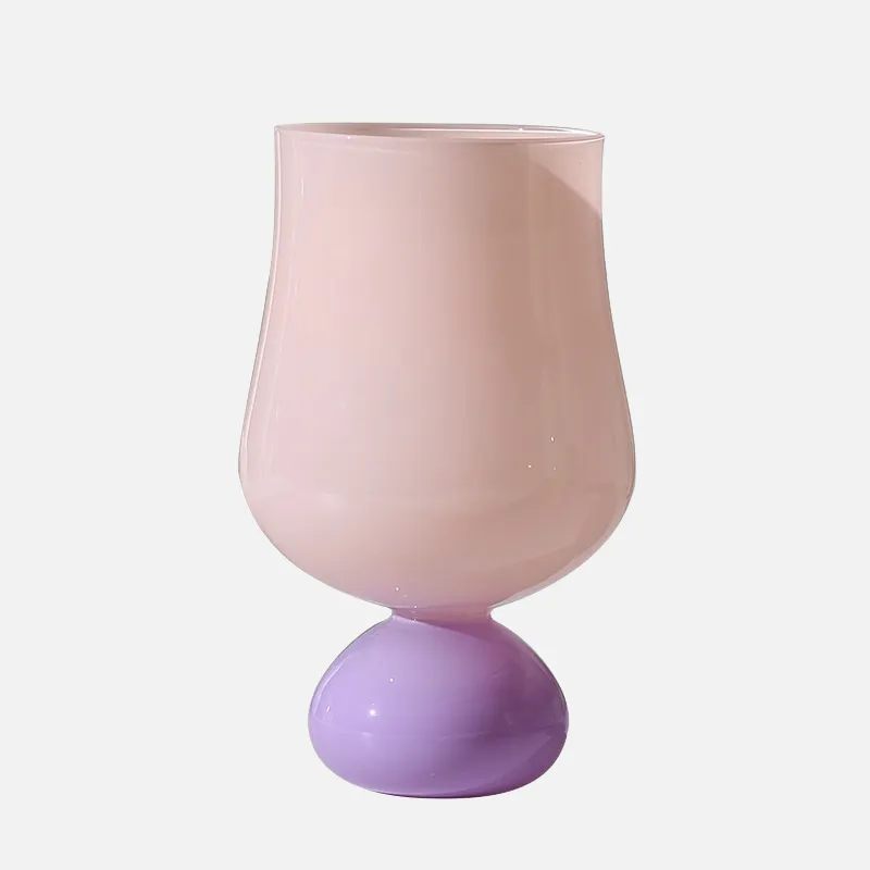 Bon Pastel Retro Glass Goblet