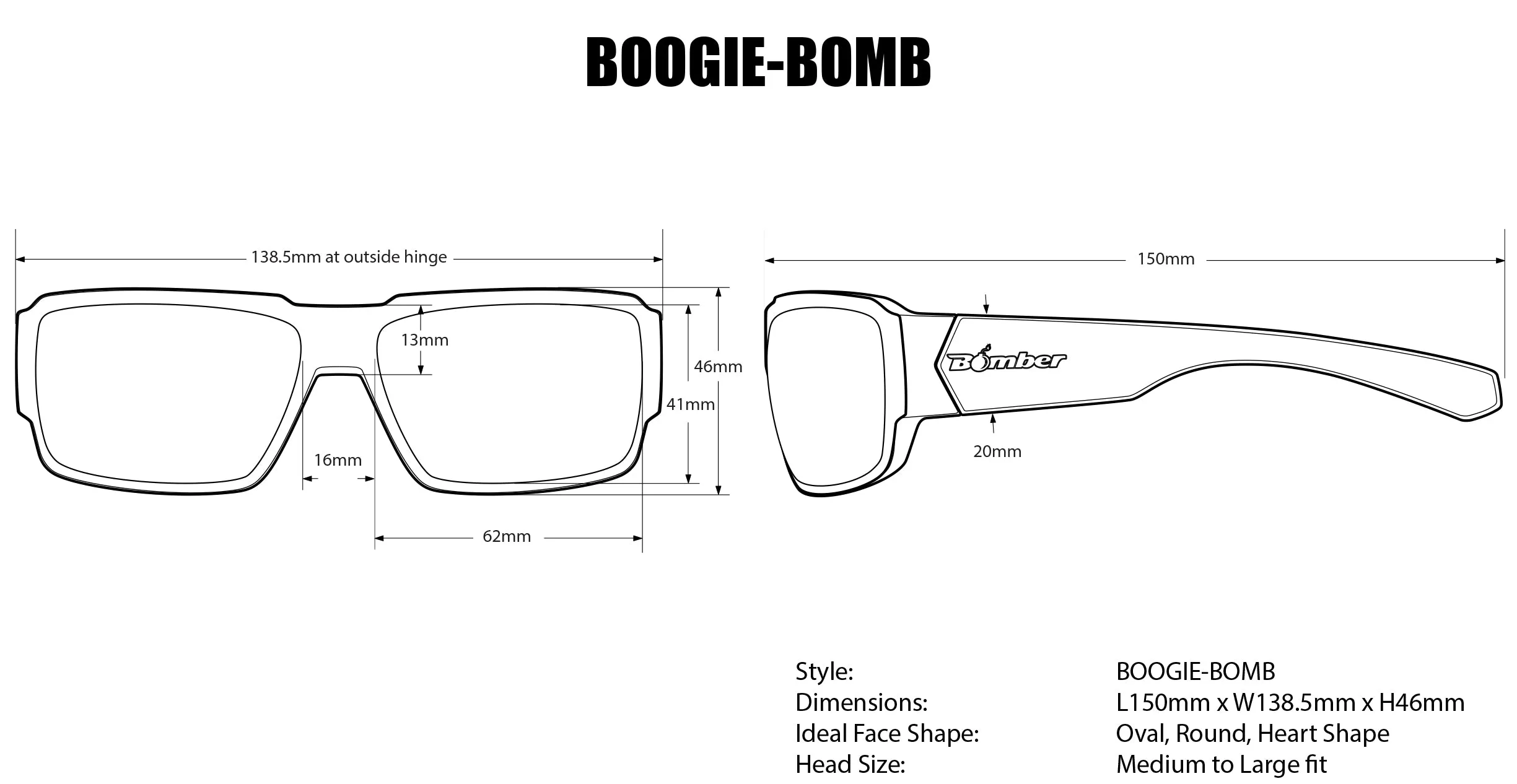 BOOGIE Safety - Clear Anti-fog