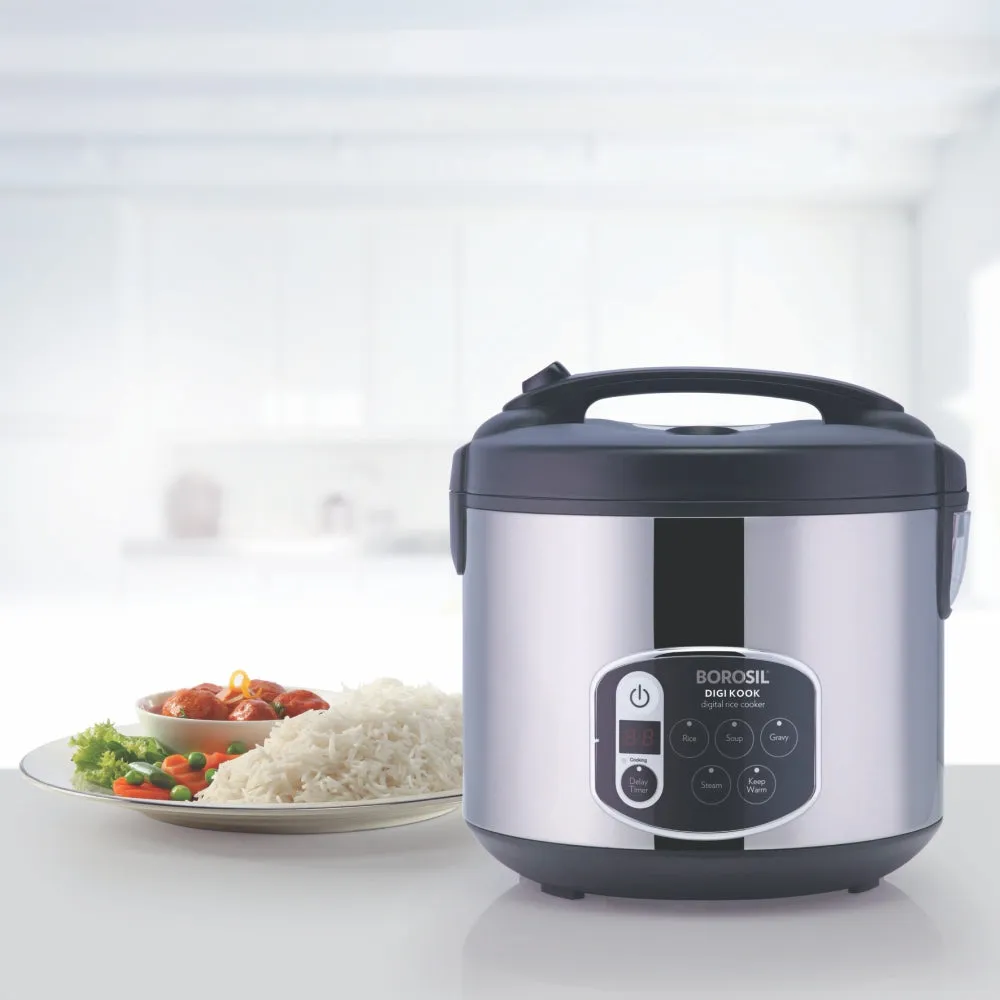 Borosil Digikook Electric Cooker, 1.8L