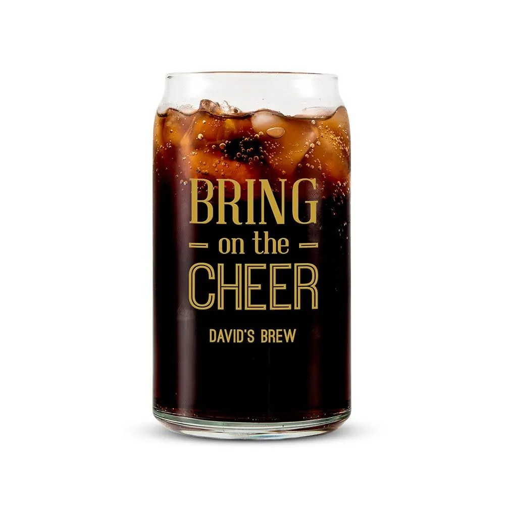 Bring on the Cheer Glass Cup