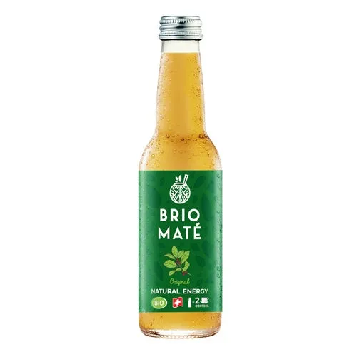 Brio Mate Organic Energy Original Glass Bottle 330Ml