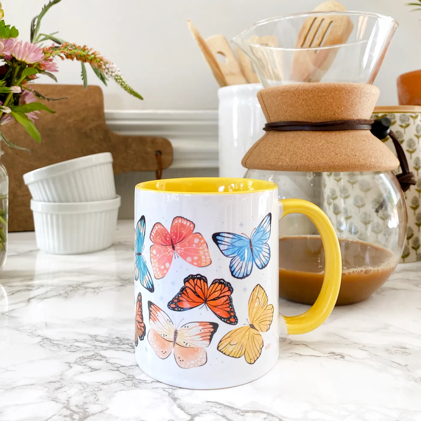 Butterfly Garden Mug