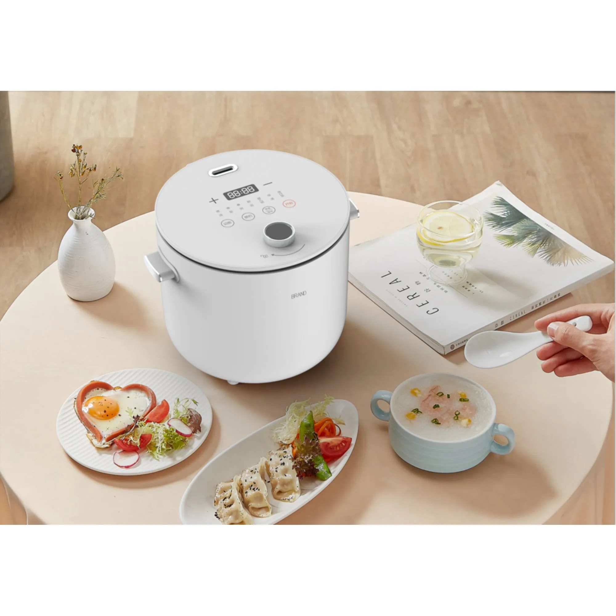 ByOrient Multi-functional Low Sugar Rice Cooker 4 Cups BO-RC01W