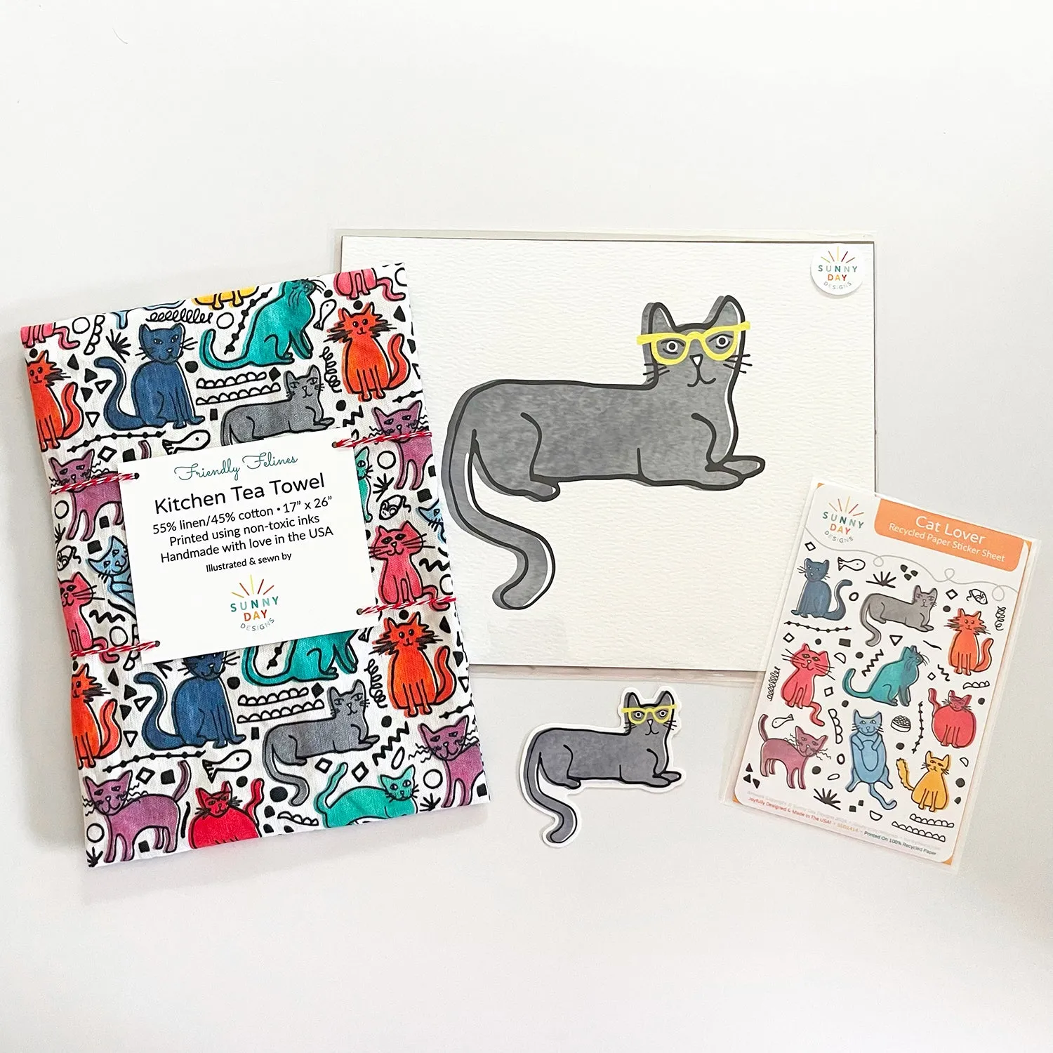 Cat Lover Gift Set - 4 Perfect Gifts for Cat Owners & Fans of Felines