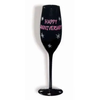 Champagne Flute Happy Anniversary