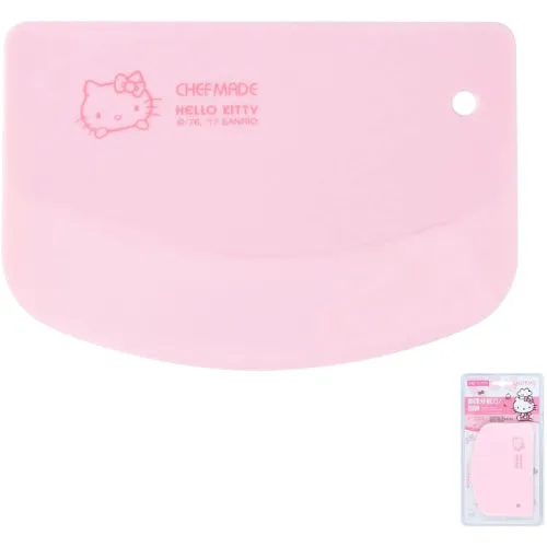 Chefmade Plastic Dough Cutter And Scraper Hello Kitty