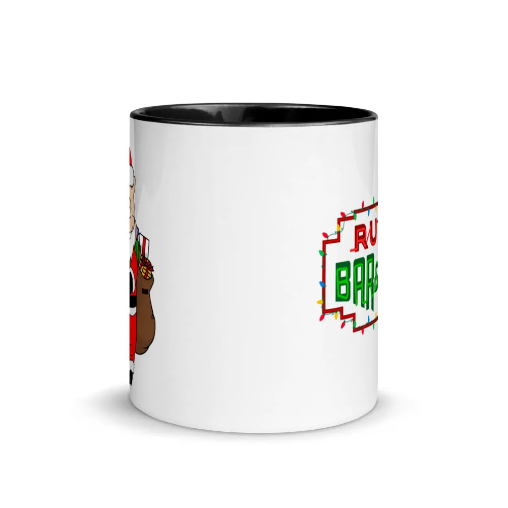 Christmas Neon Sign   Santa Pig Mug