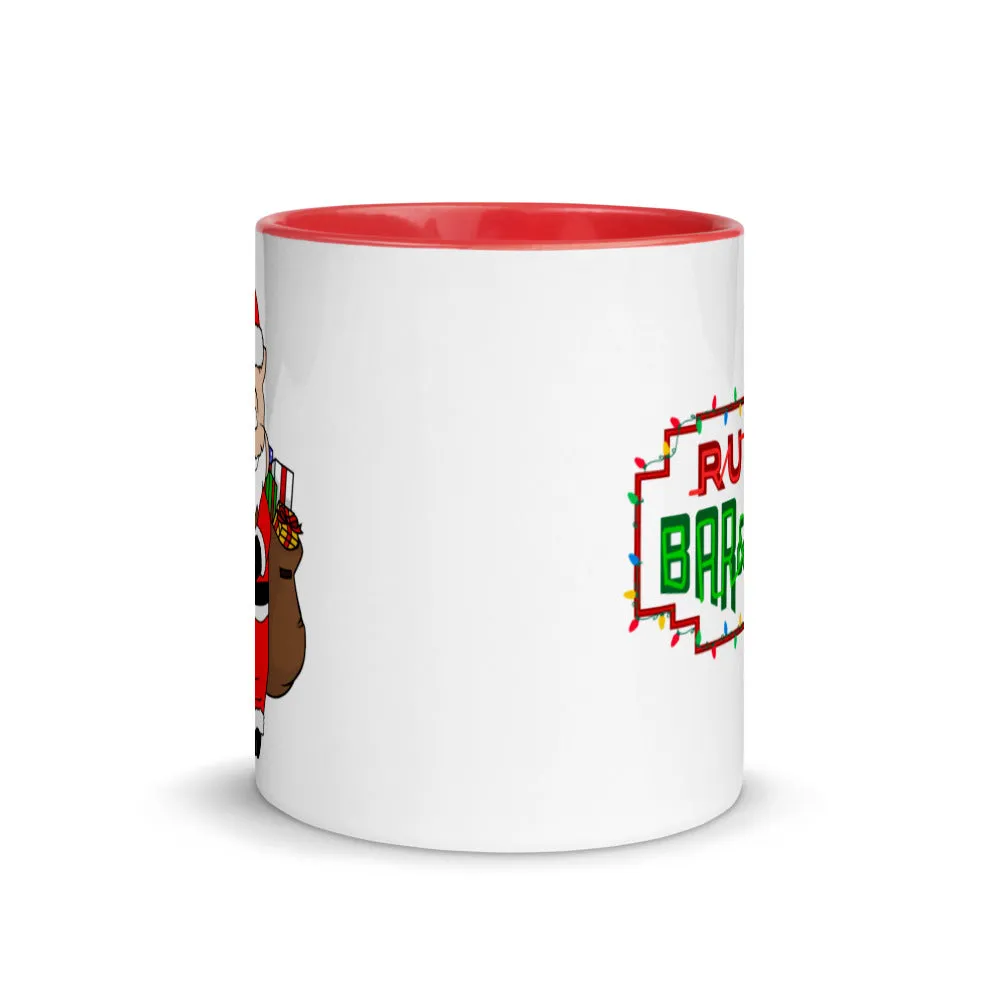 Christmas Neon Sign   Santa Pig Mug