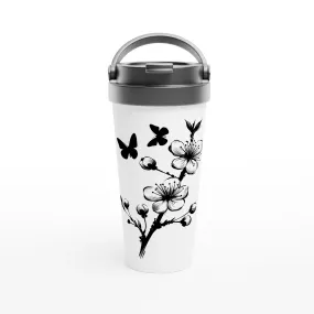 Classic Cherry Blossom Travel Tumbler | Classic Travel Mug