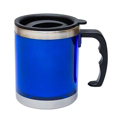 Classic Stainless Steel Mug with handle and Lid