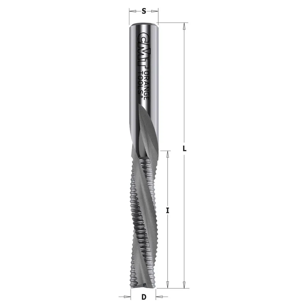 CMT Orange Tools 196.506.11 SOLID CARBIDE DOWNCUT SPIRAL BIT 1/2’’