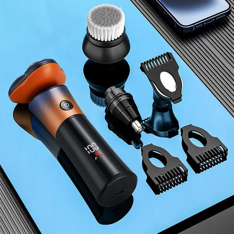 Color Matching Multifunctional Shaving Fully Washable Intelligent 3D Floating Magnetic Suction Shaver