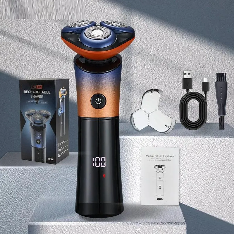 Color Matching Multifunctional Shaving Fully Washable Intelligent 3D Floating Magnetic Suction Shaver