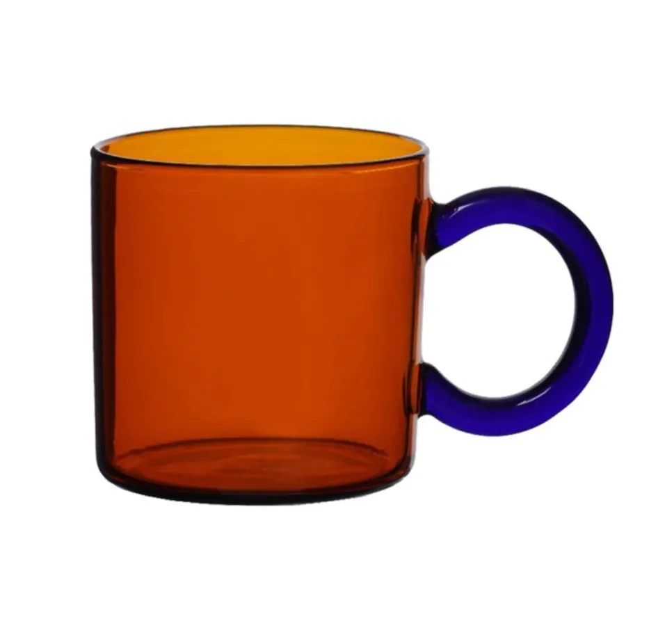 Colored Borosilicate Glass Mugs