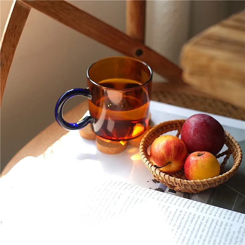 Colored Borosilicate Glass Mugs