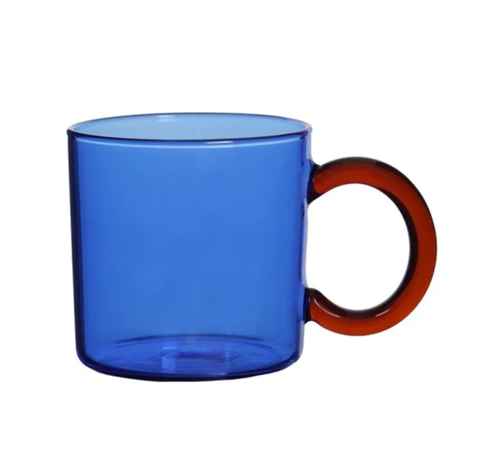 Colored Borosilicate Glass Mugs