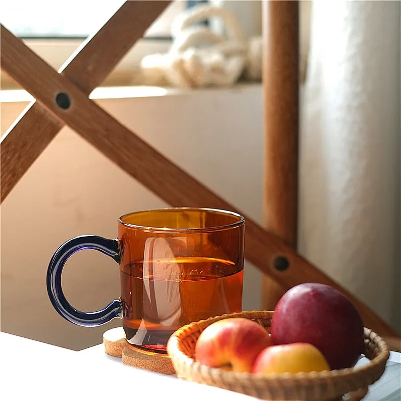 Colored Borosilicate Glass Mugs