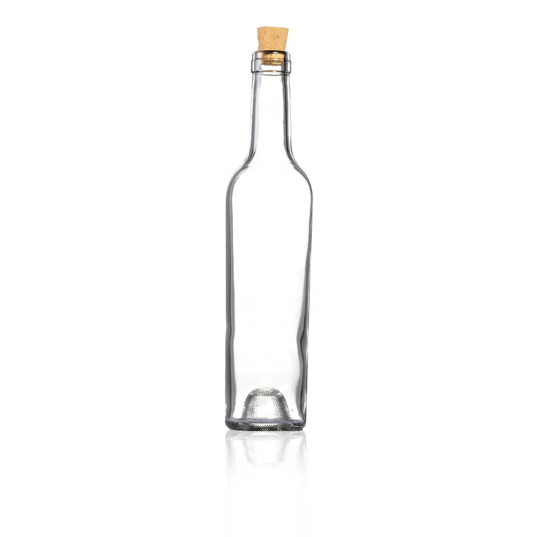 Consol Glass Claret Bottle 375ml with Cork