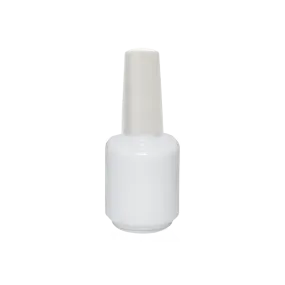 Cre8tion Empty Glass WHITE Bottle, Blank, 0.5oz, 26046 (Packing: 288 pcs/case)