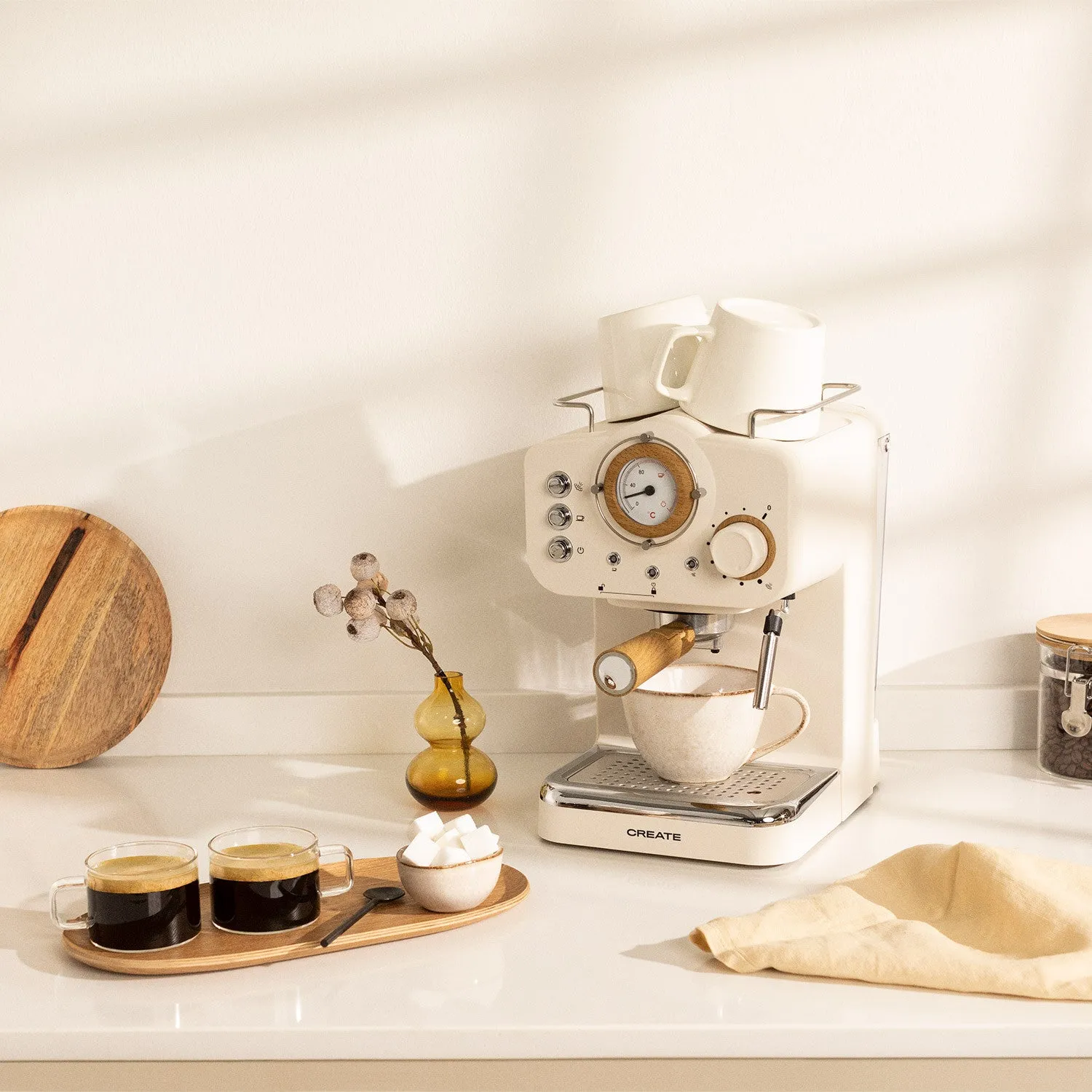 CREATE RETRO ESPRESSO COFFEE MAKER THERA MATT