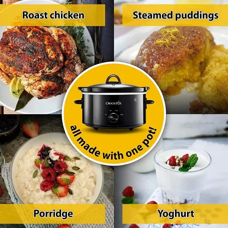 Crockpot Oval Slow Cooker 3.7 & 6.5 Litre Available