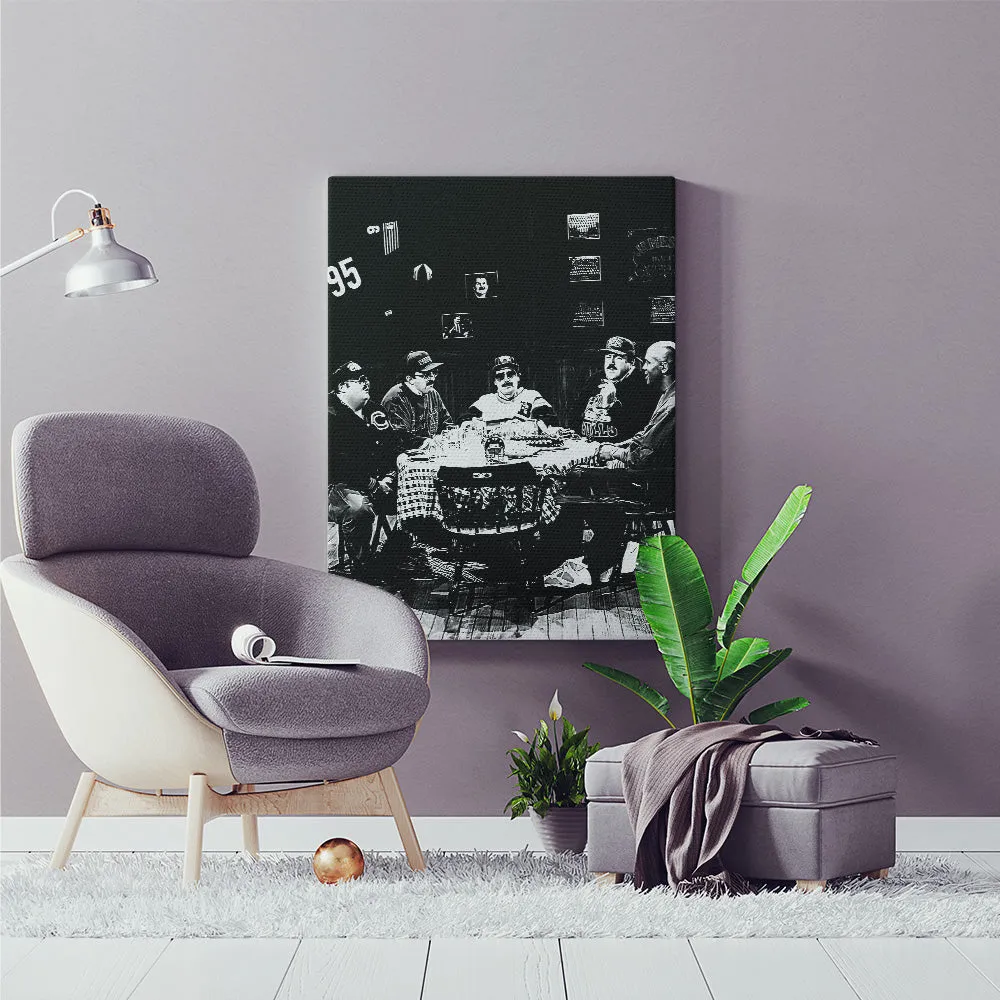 Da Bears Grayscale Wall Art