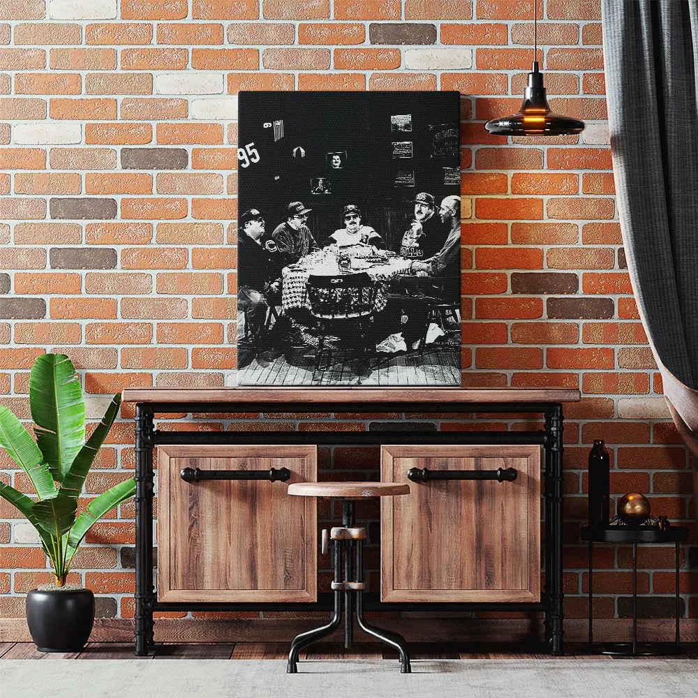 Da Bears Grayscale Wall Art