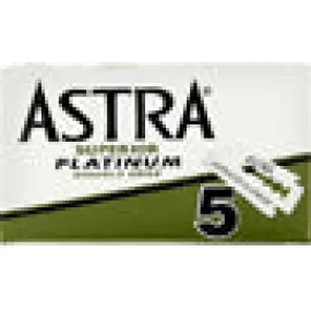 DE Safety Razor Blades - Astra Superior Platinum (pack of 5)