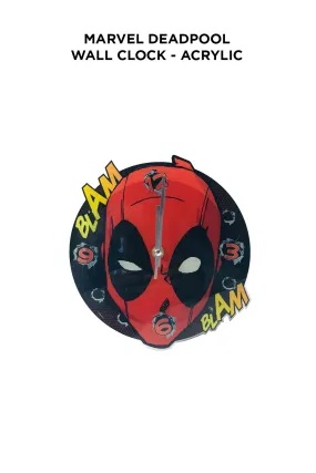 Deadpool Wall Clock Gift Set