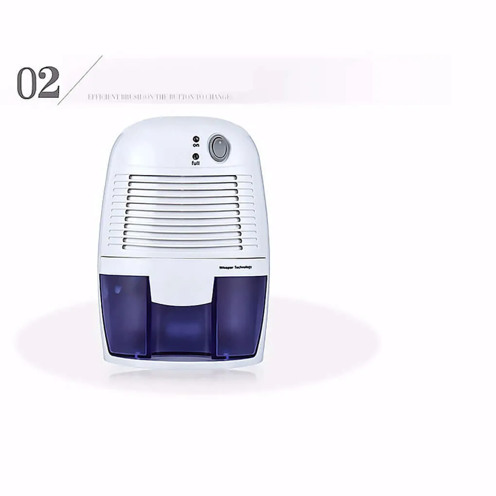 Dehumidifier Portable 500Ml Moisture Absorbing Air Dryer With Auto-Off Led Indicator Air Dehumidifier Purifier