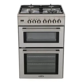 DeLonghi DDC606DF 60cm Stainless Steel Freestanding Dual Fuel Double Cooker