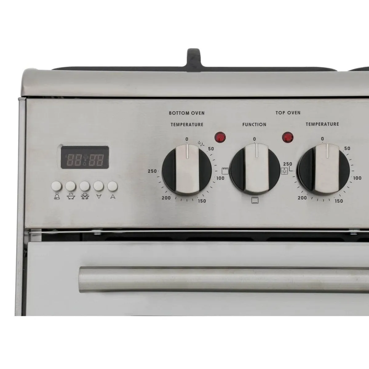 DeLonghi DDC606DF 60cm Stainless Steel Freestanding Dual Fuel Double Cooker