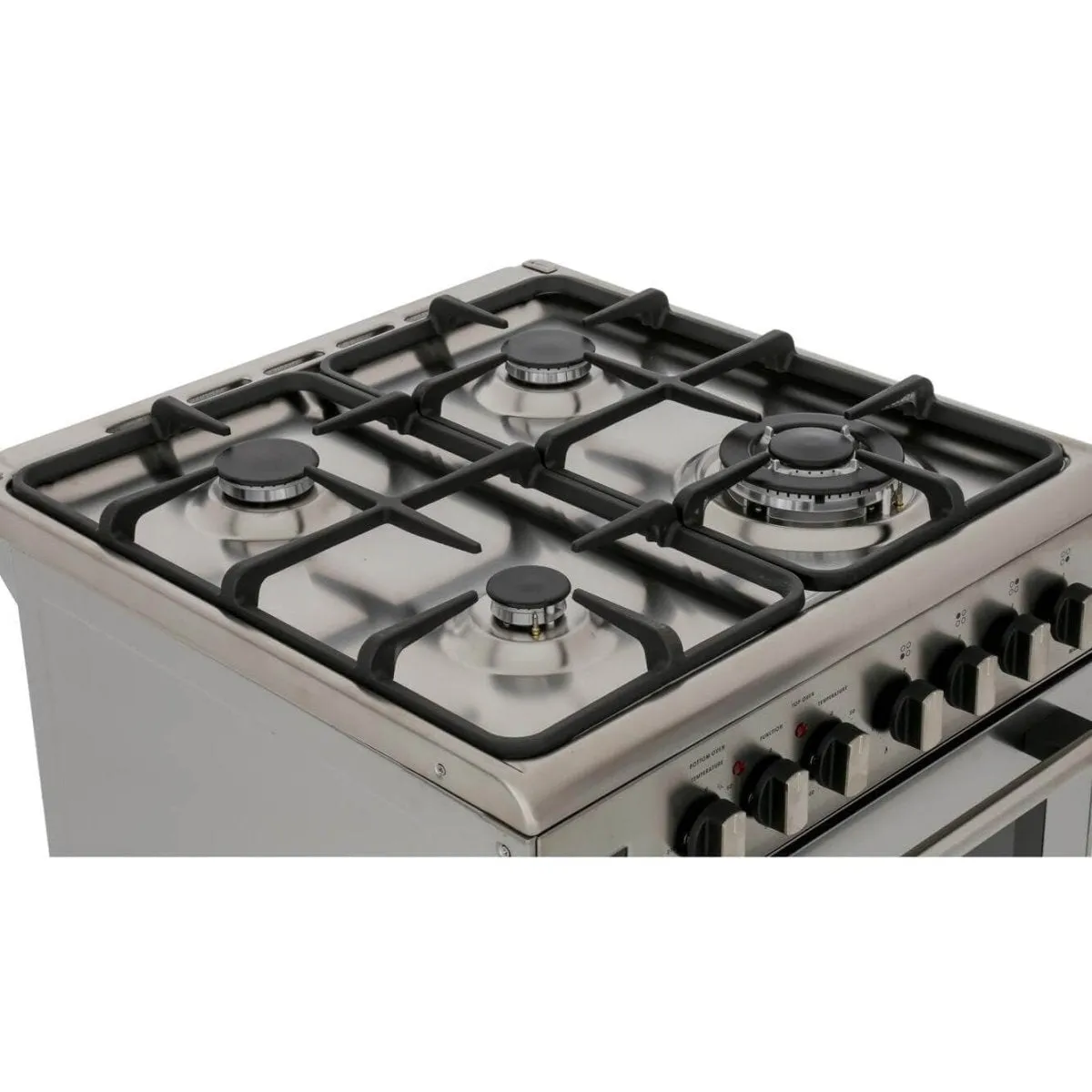 DeLonghi DDC606DF 60cm Stainless Steel Freestanding Dual Fuel Double Cooker