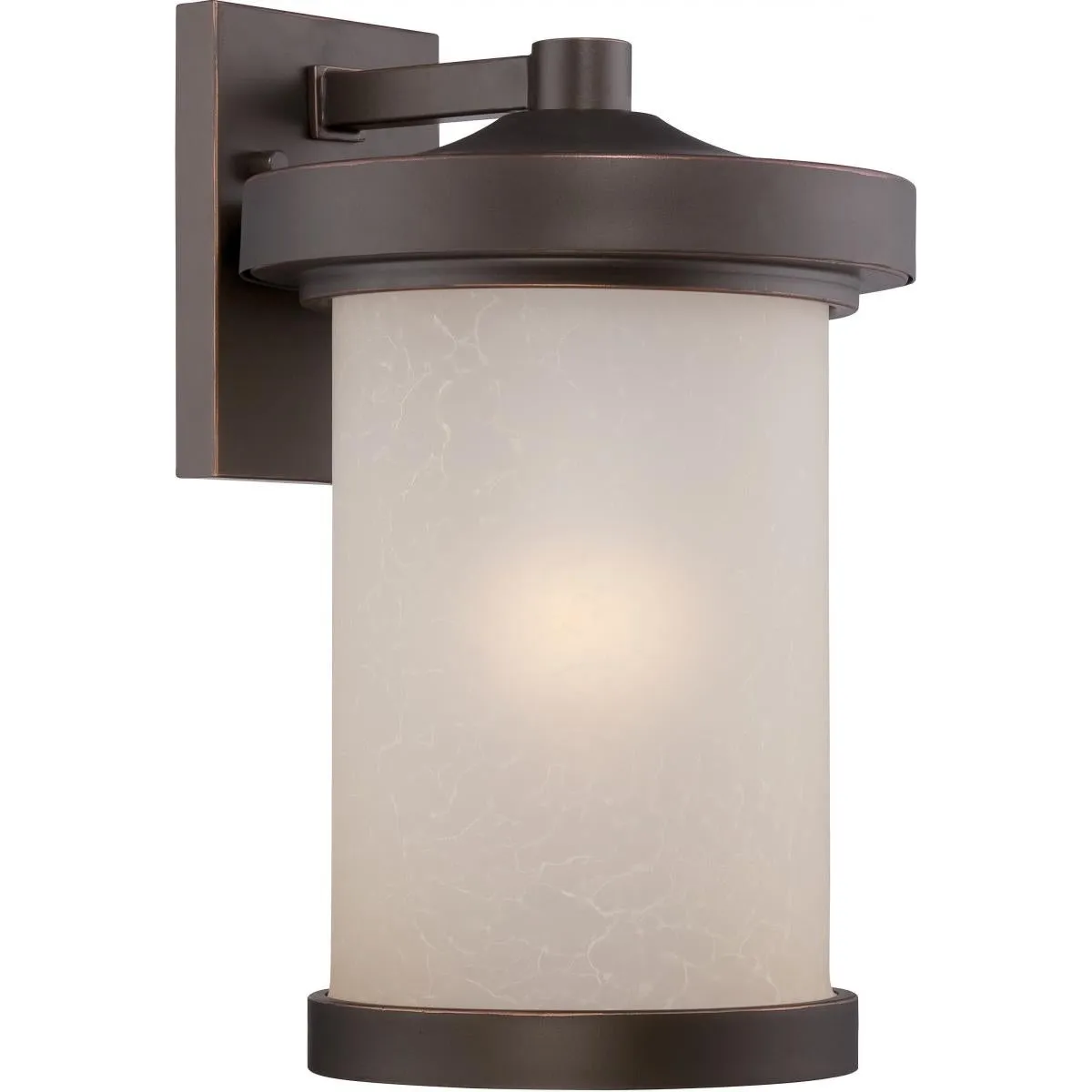 Diego 14 In. LED Outdoor Wall Light 830 Lumens Bronze Finish