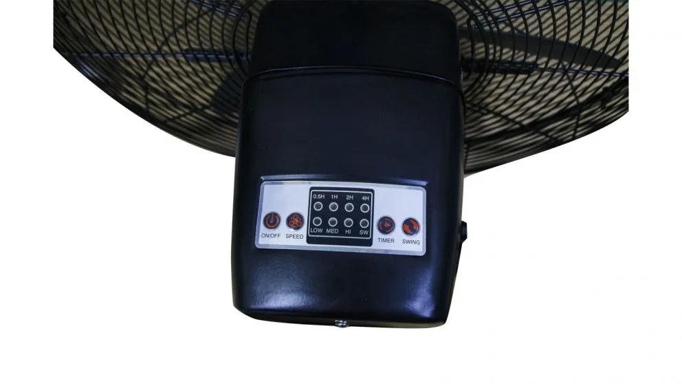 Dimplex 50cm High Velocity Wall Fan Remote DCWF50MBK