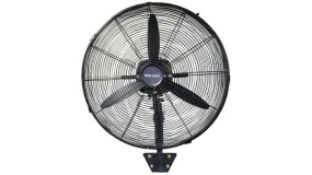 Dimplex 50cm High Velocity Wall Fan Remote DCWF50MBK