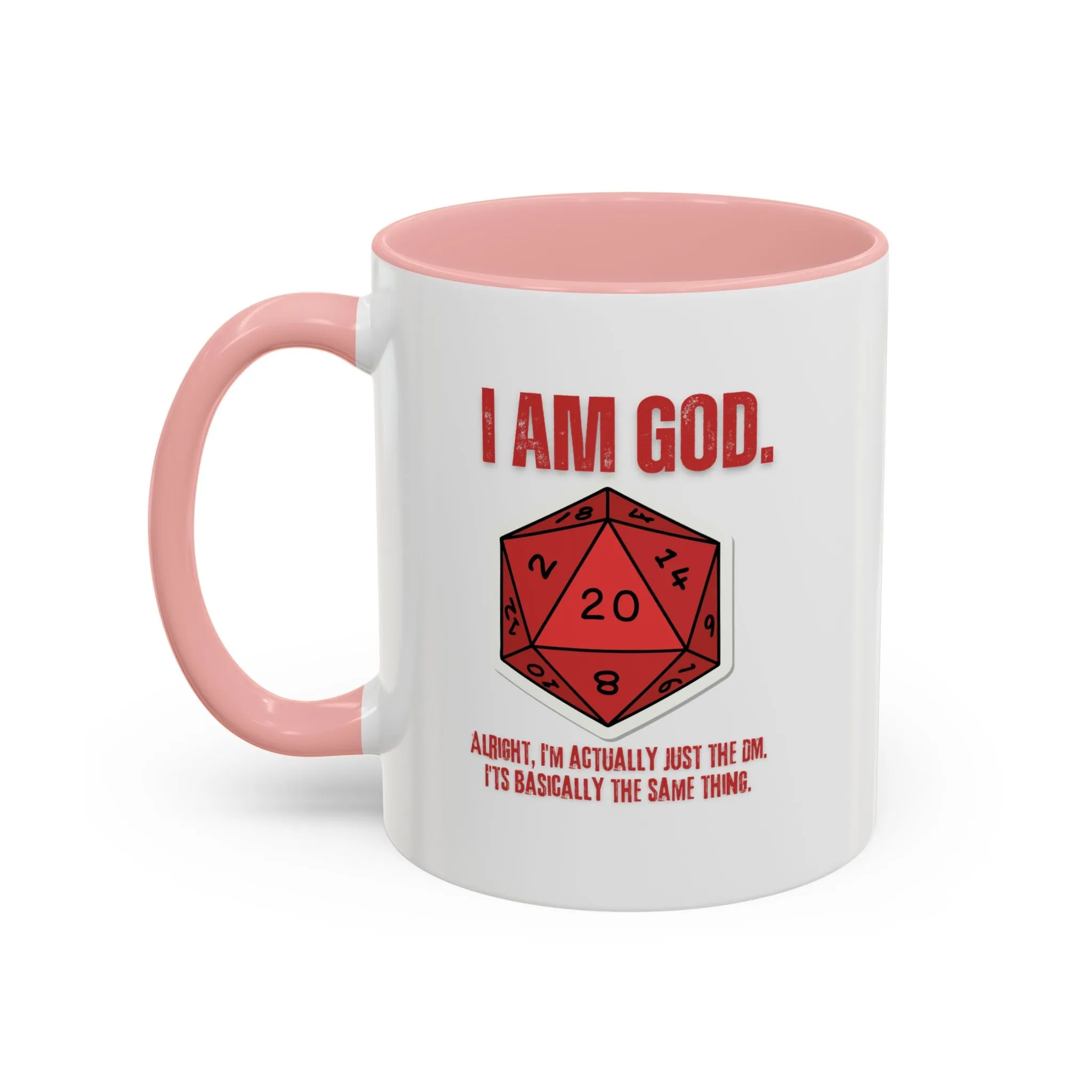 DND, DM, Dungeon Master, Dungeons and Dragons Accent Coffee Mug, 11oz