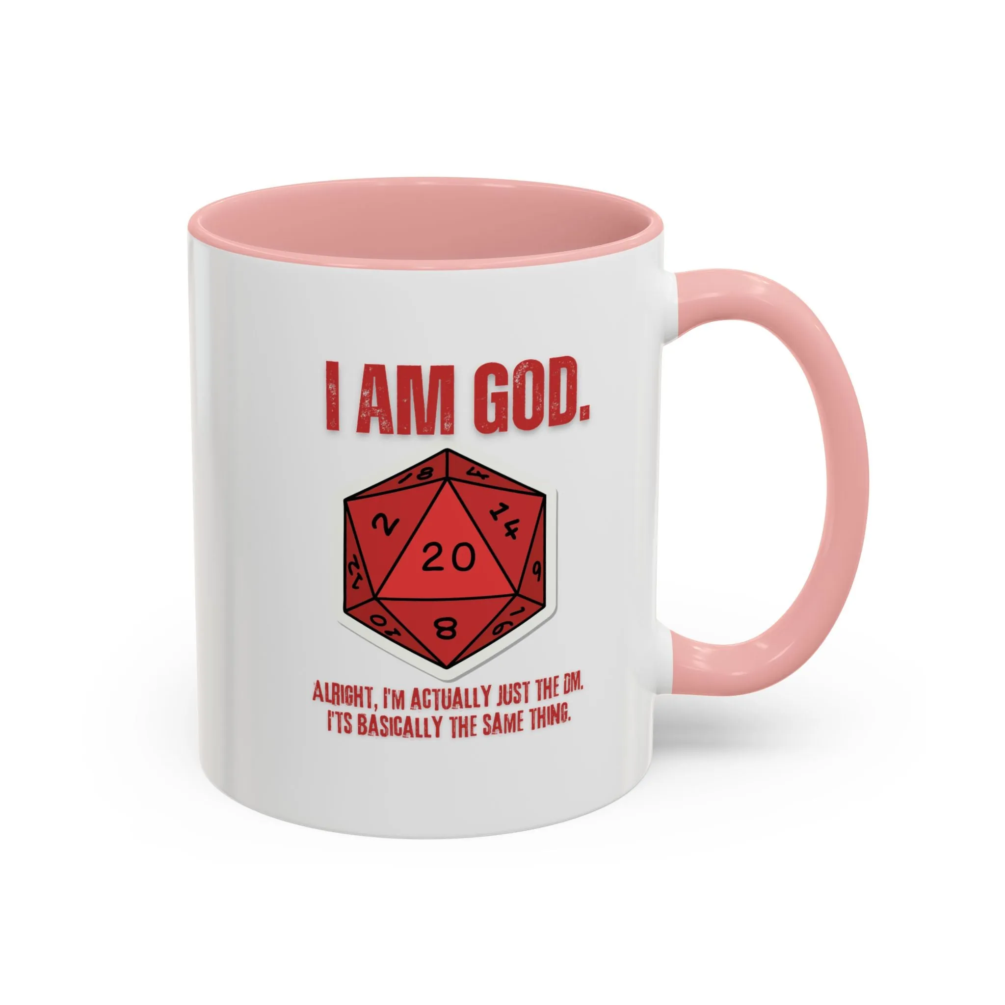 DND, DM, Dungeon Master, Dungeons and Dragons Accent Coffee Mug, 11oz