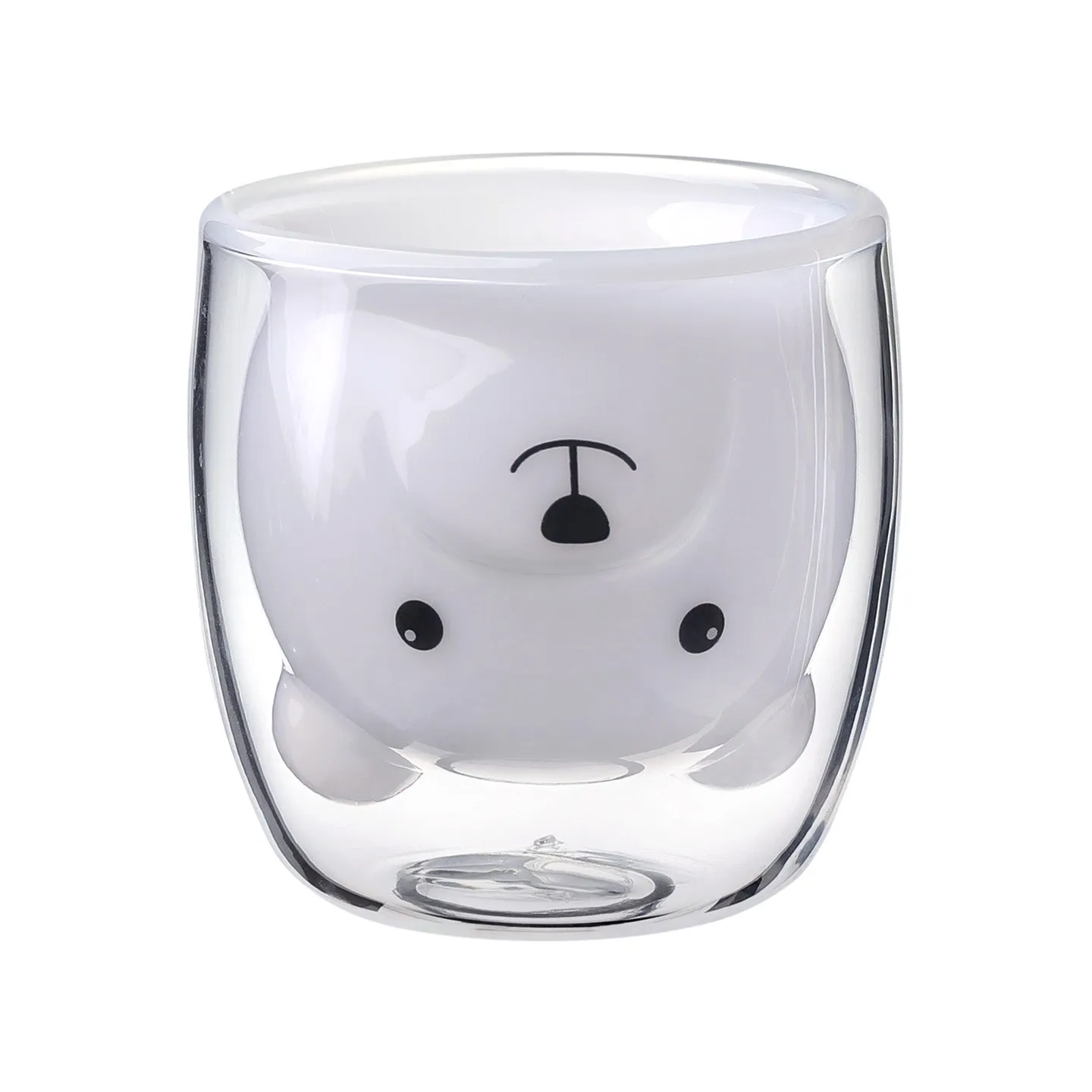 Double Wall Glass Cup Bear (250ml)