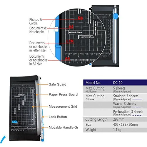 DSB TRIMMER & CUTTER A4 Size DSBDC10