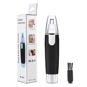 Ear and Nose Hair Trimmer/Clipper, Battery-Operated and Waterproof