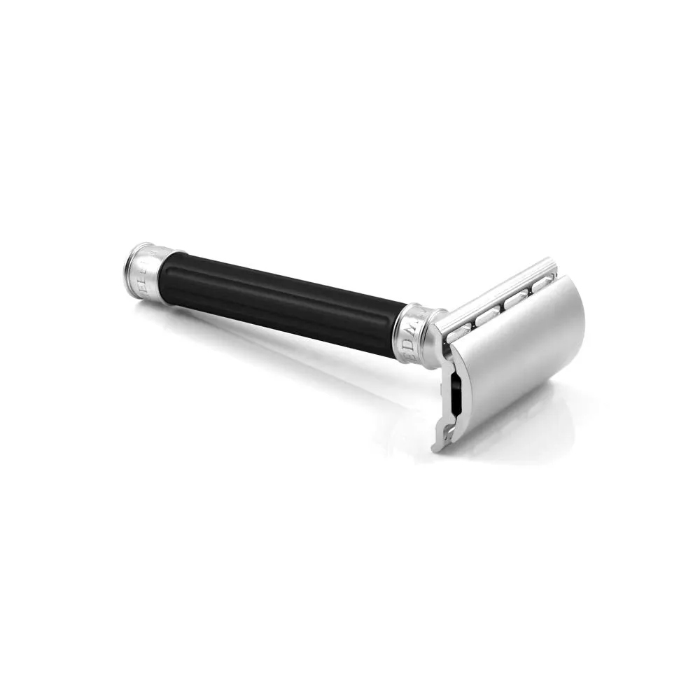 Edwin Jagger 3ONE6 Stainless Steel Black DE Safety Razor