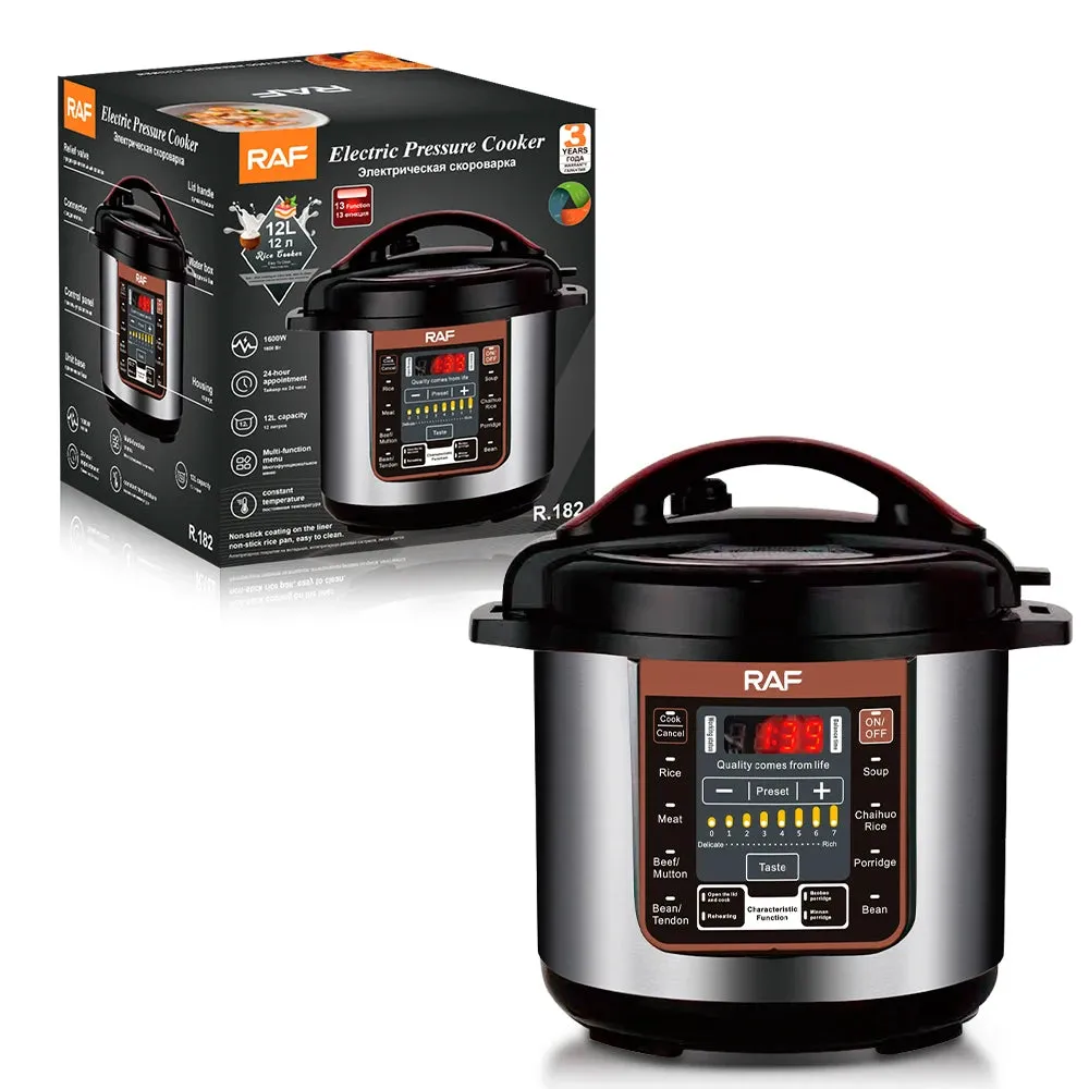 Electric Pressure Cooker | 1600w | 12L Capacity