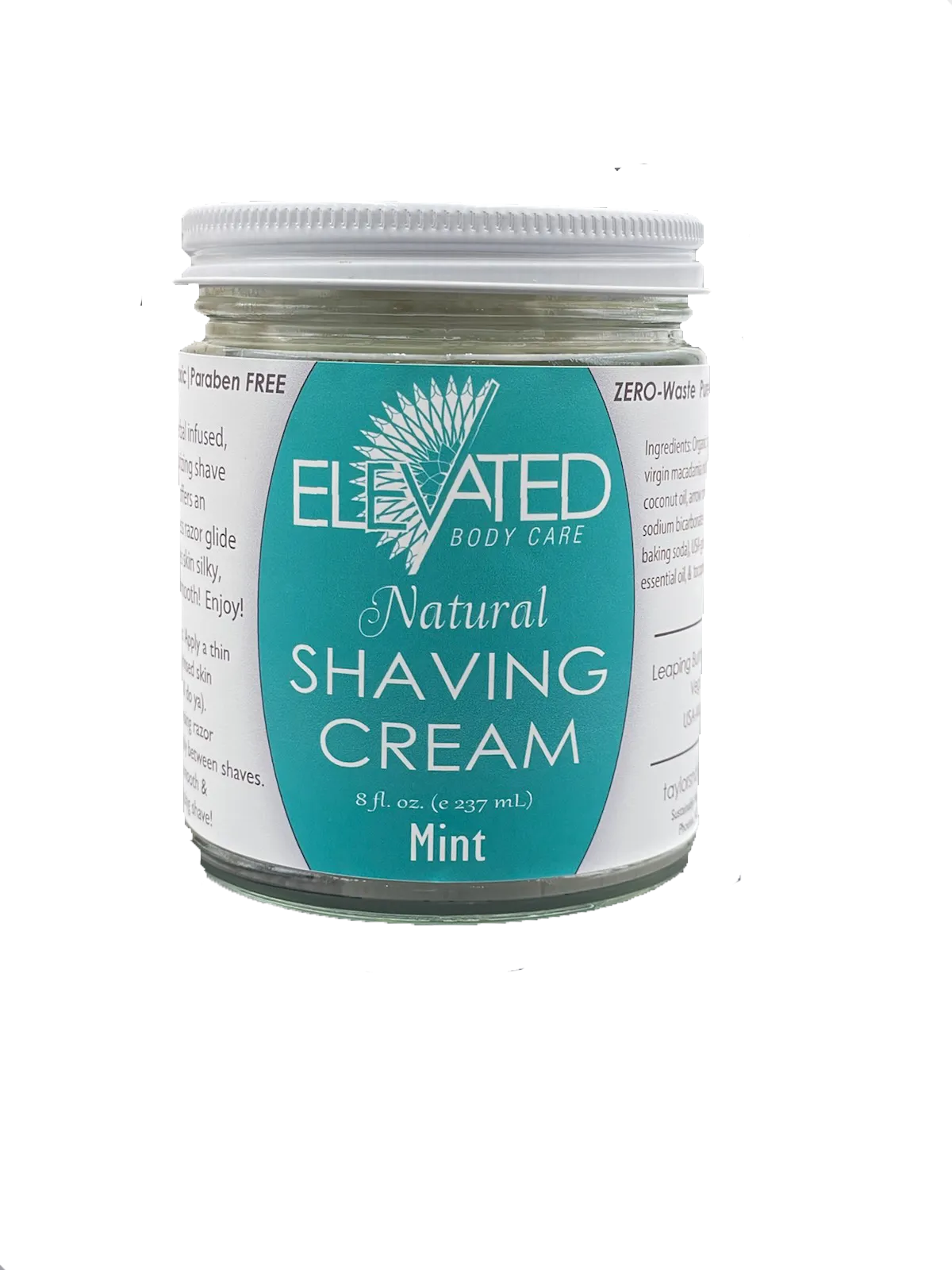 ELEVATED - Shave Cream ALL Natural Shaving Cream for Men & Women