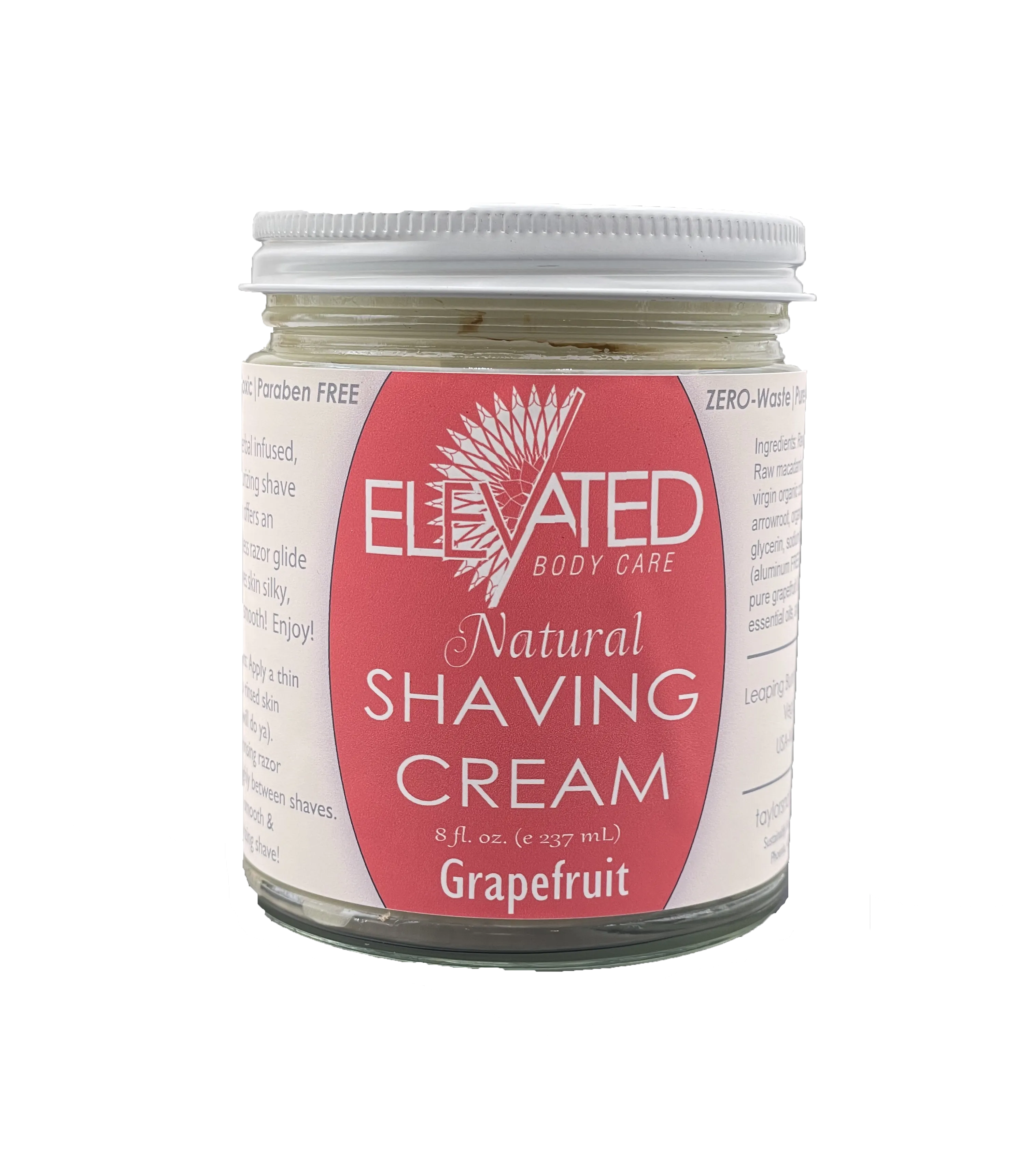 ELEVATED - Shave Cream ALL Natural Shaving Cream for Men & Women