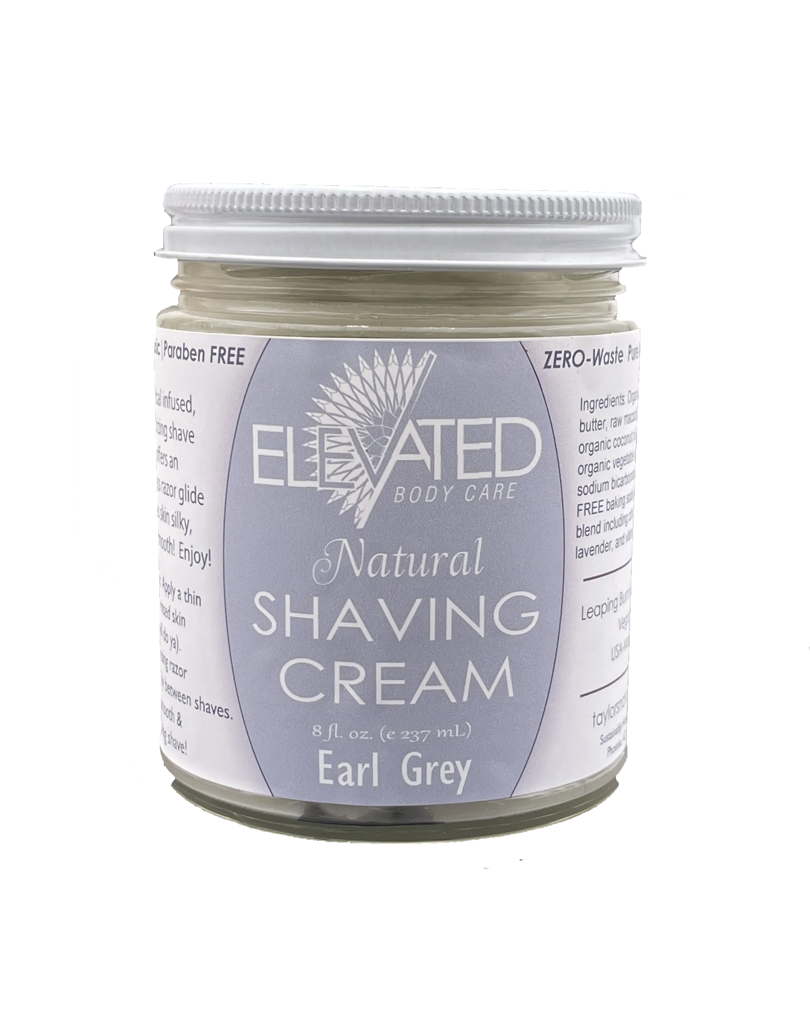 ELEVATED - Shave Cream ALL Natural Shaving Cream for Men & Women