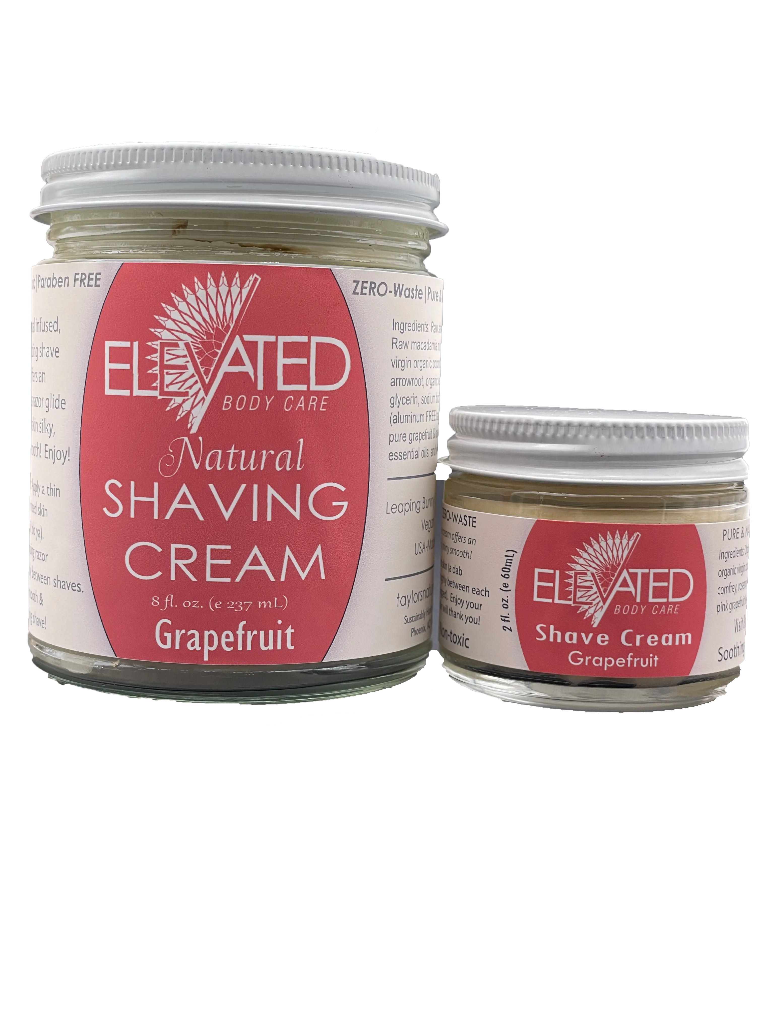 ELEVATED - Shave Cream ALL Natural Shaving Cream for Men & Women