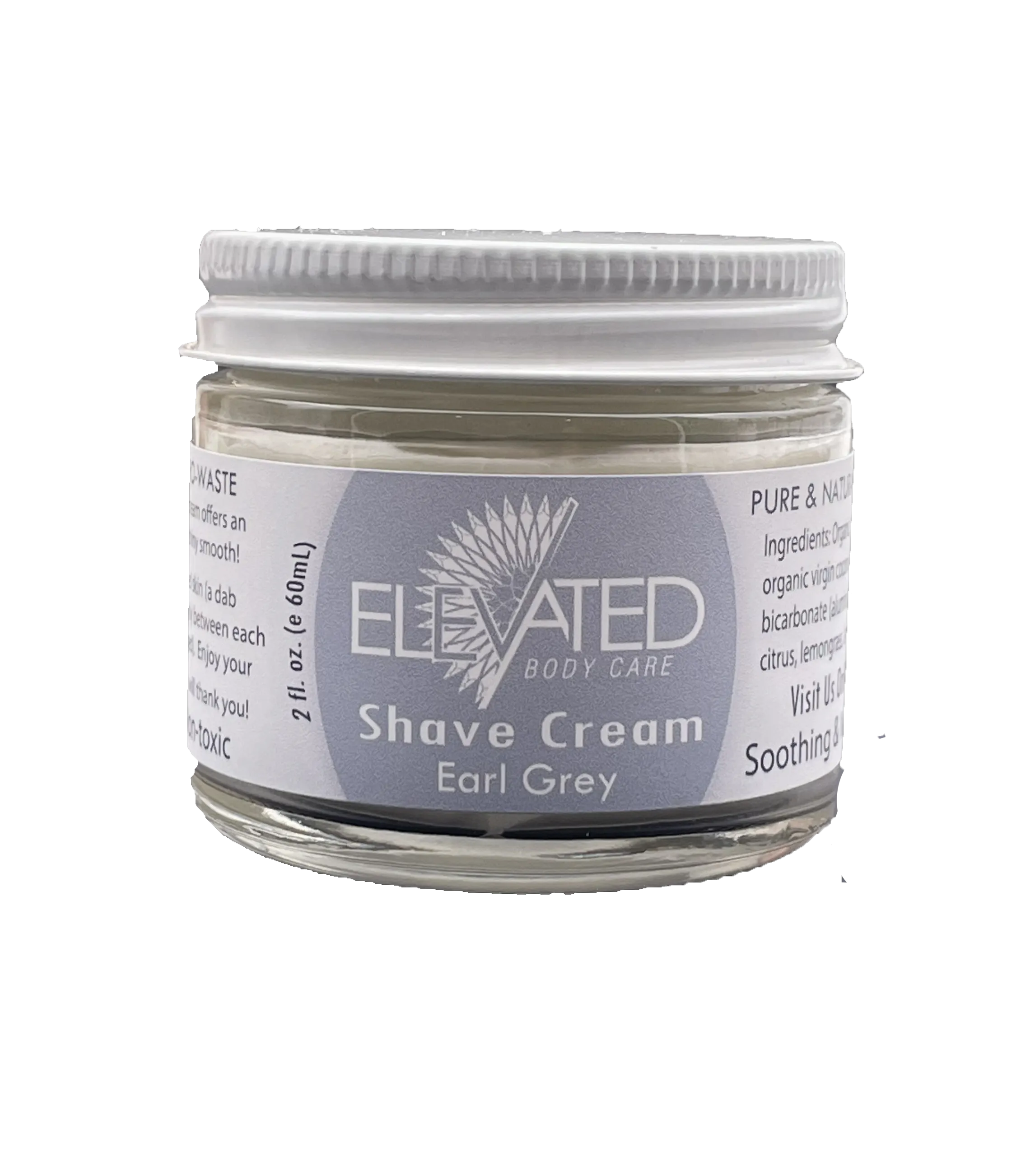 ELEVATED - Shave Cream ALL Natural Shaving Cream for Men & Women