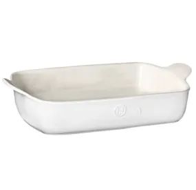 Emile Henry Modern Classics Baking Dish – 4.8qt. – Sugar White